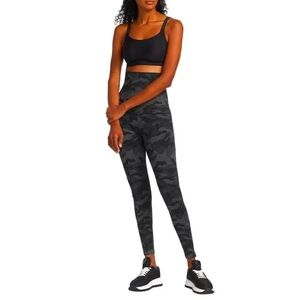 Belly Bandit Mother Tucker Olive Camo Leggings Shapewear High Waist Size Small